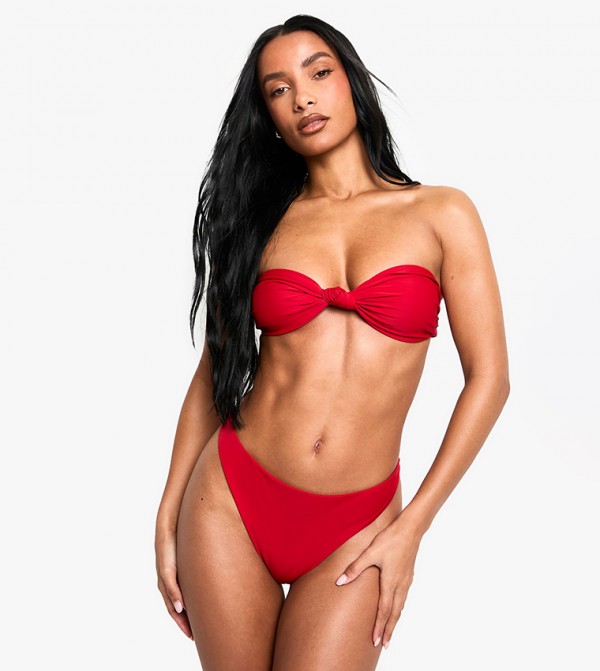 بوهو توب بكيني - أحمر Bikini Tops