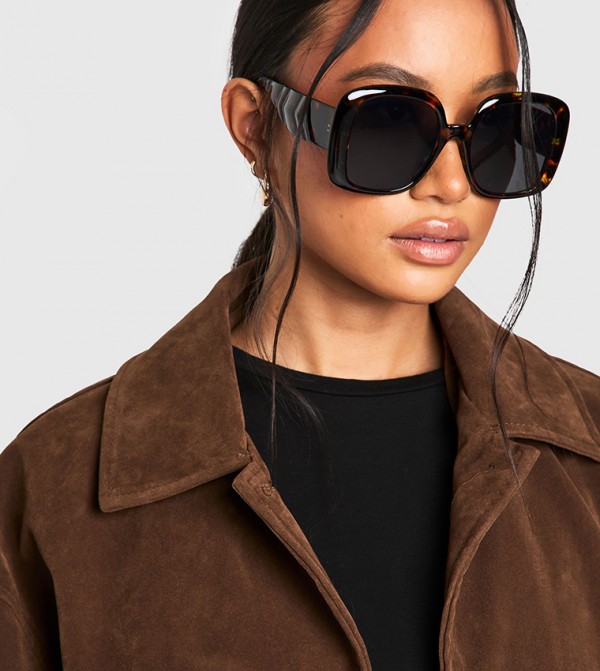 boohoo  Sunglasses - Brown undefined