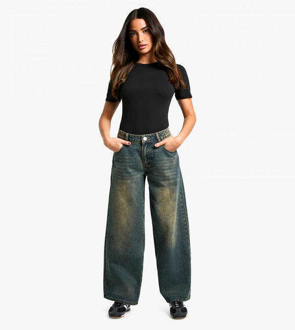 boohoo boohoo - Blue Boyfriend jeans