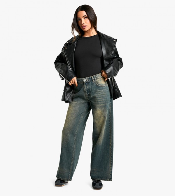 boohoo boohoo - Blue Boyfriend jeans