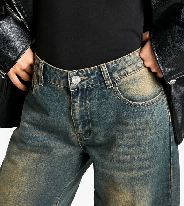 boohoo boohoo - Blue Boyfriend jeans