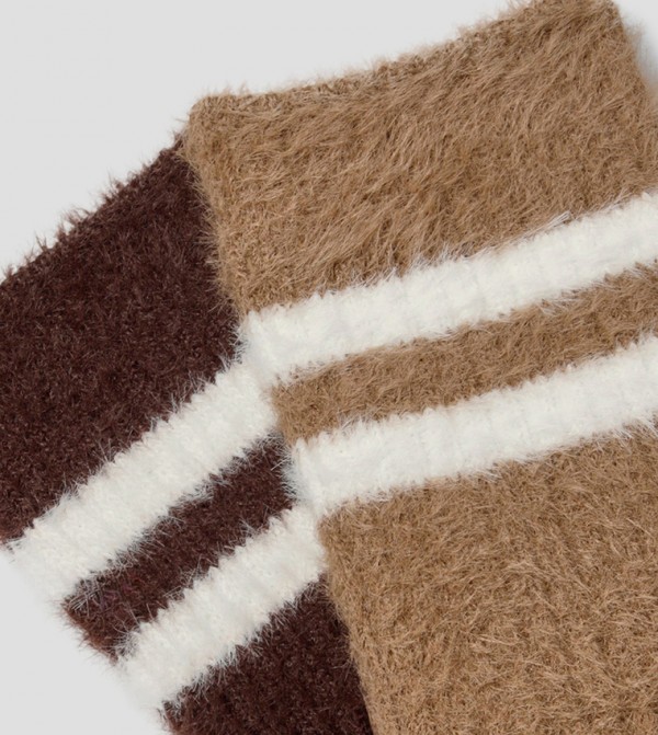 بوهو  جوارب   - متعدد Calf Length Socks