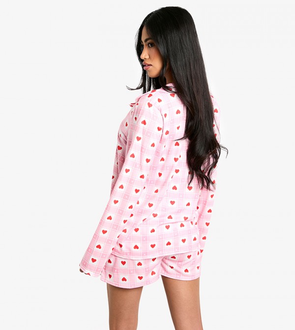 بوهو  style-edit-gc - وردي Pyjama Set