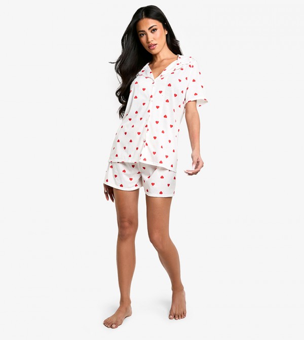 بوهو  style-edit-gc - كريمي  Pyjama Set