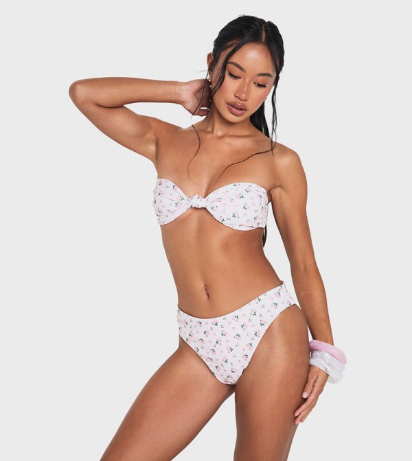 بوهو توب بكيني - أبيض Bikini Tops