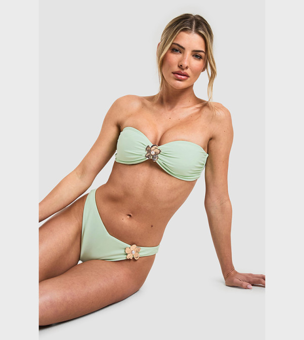 بوهو  ملابس سباحة -  فاتح  Bikini Bottoms