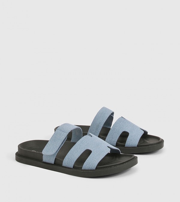 boohoo boohoo - Blue Flat Sandals
