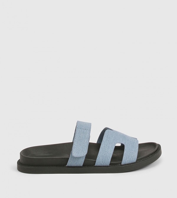 boohoo boohoo - Blue Flat Sandals