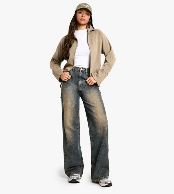 boohoo  Jackets & Coats - Khaki Casual Jackets