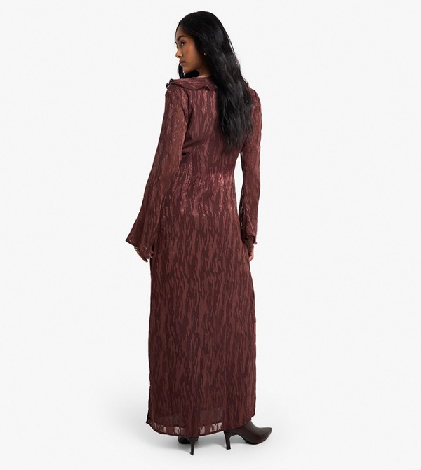 boohoo  Dresses - Brown Maxi Dresses