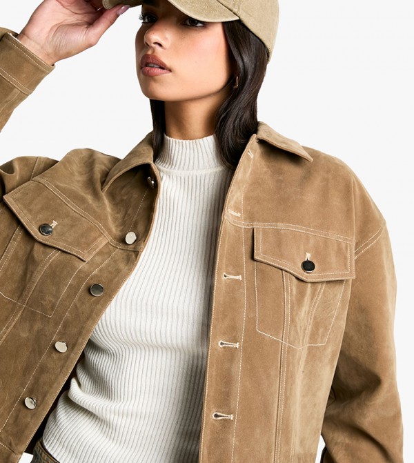 boohoo boohoo - Brown Casual Jackets