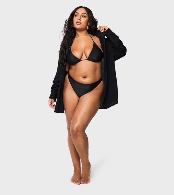 boohoo  Swimwear - Black Beachwear & Accessories