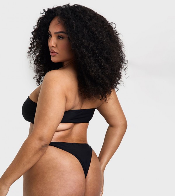 بوهو توب بكيني - أسود Bikini Tops