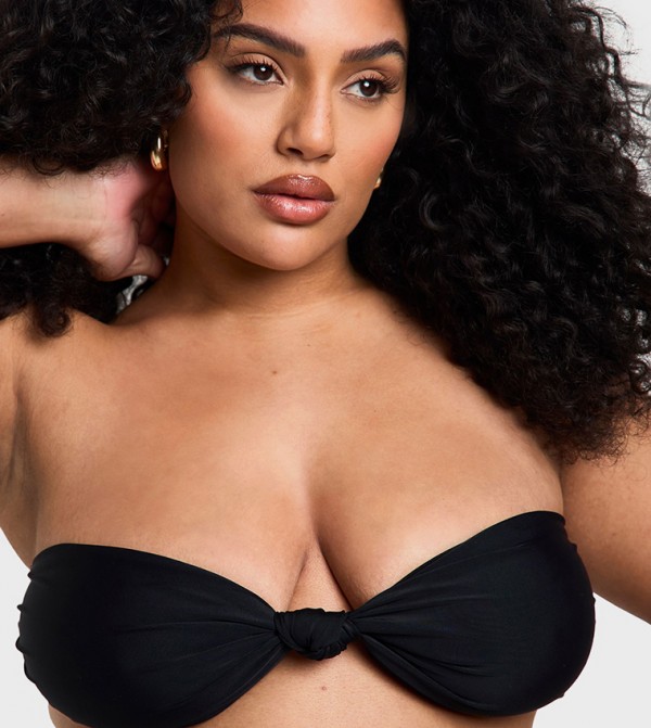 بوهو توب بكيني - أسود Bikini Tops