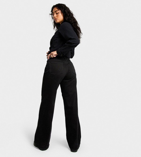 boohoo boohoo - Black Wide Leg Jeans