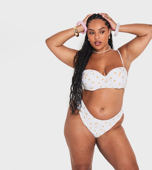 boohoo  Swimwear - White Bikini Bottoms