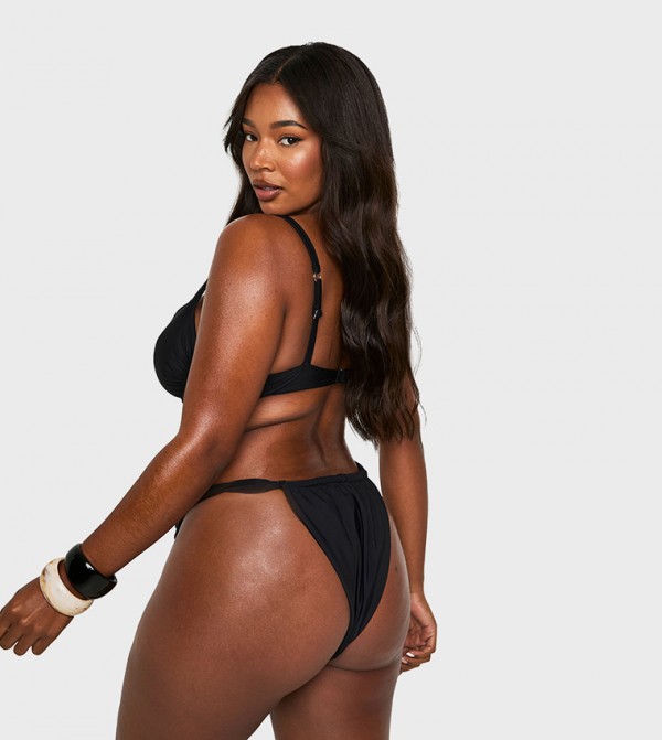 boohoo  Swimwear - Black Bikini Bottoms
