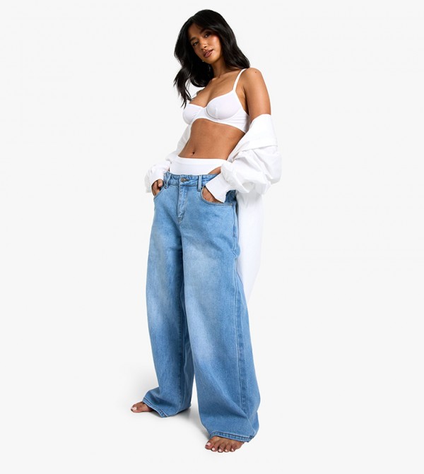 boohoo boohoo - Light Blue Boyfriend jeans
