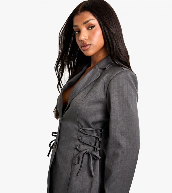 boohoo  Clothing - Grey Blazers