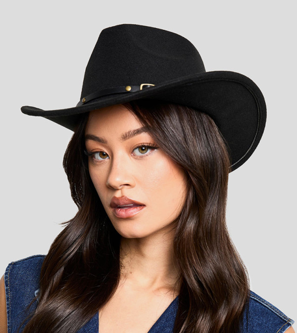 boohoo  Caps & Hats - Black Hats