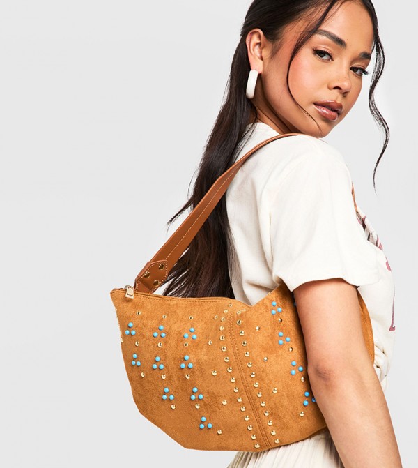 boohoo - Tan Shoulder bags