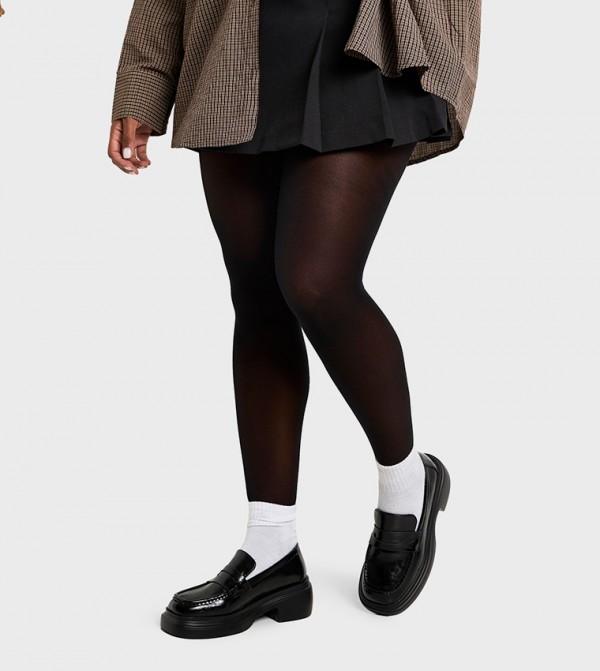 بوهو  - أسود سراويل و ليقنز