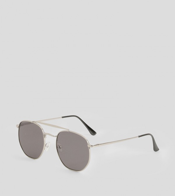 boohoo  Sunglasses - Silver undefined