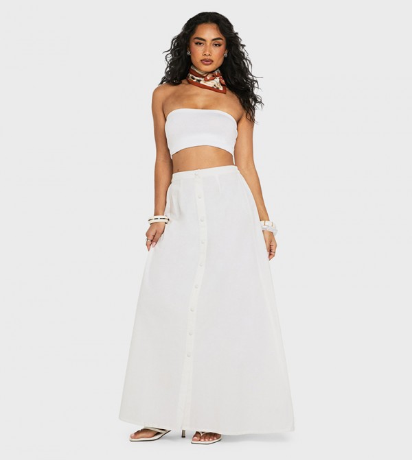 boohoo boohoo - White Maxi Skirts