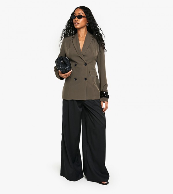 boohoo  Clothing - Khaki Blazers