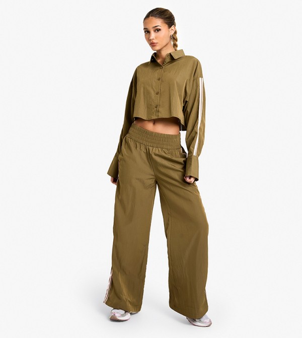 boohoo  Pants & Leggings - Khaki Casual Pants