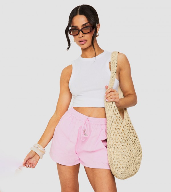 بوهو  ملابس بحر وإكسسوارات  - وردي Beachwear & Accessories