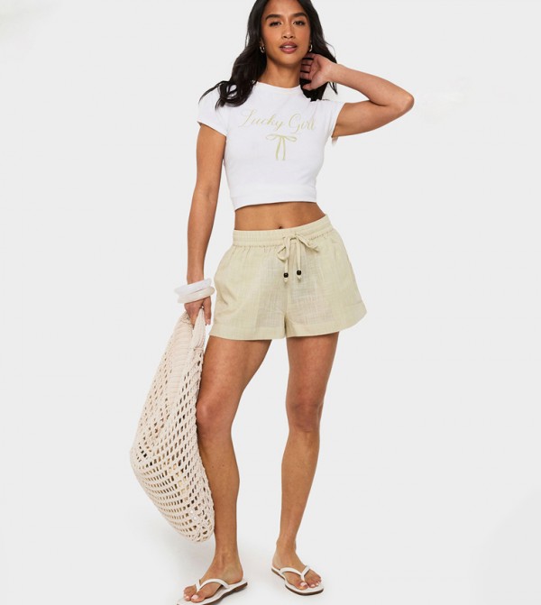بوهو  ملابس بحر وإكسسوارات  - بيج Beachwear & Accessories