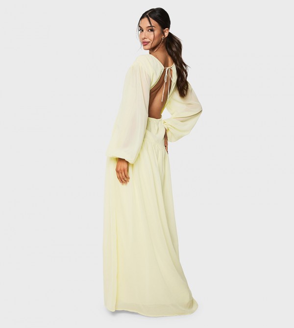 boohoo  Dresses - Yellow Maxi Dresses