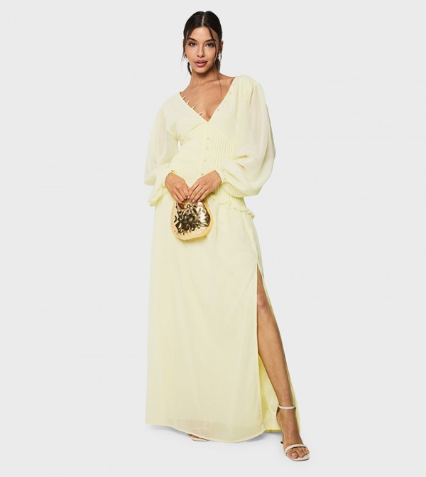 boohoo  Dresses - Yellow Maxi Dresses