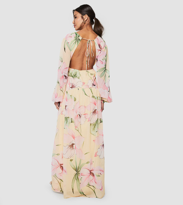 بوهو romantic-styling - بيج فساتين كاجوال