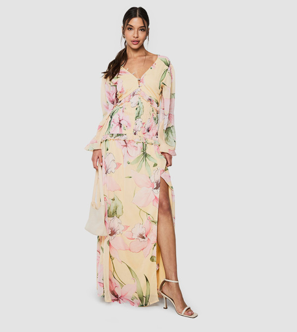 بوهو romantic-styling - بيج فساتين كاجوال