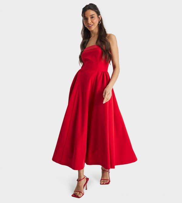 boohoo boohoo - Red Casual Dresses