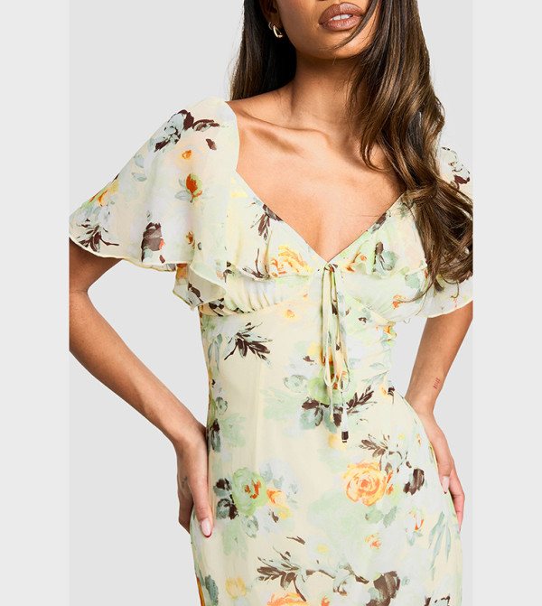 boohoo  - Yellow Casual Dresses