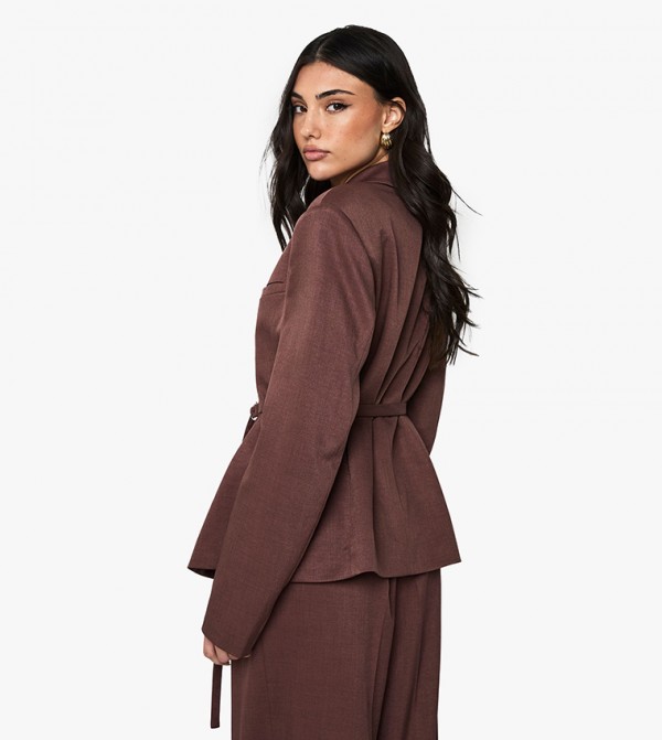 boohoo  Clothing - Brown Blazers