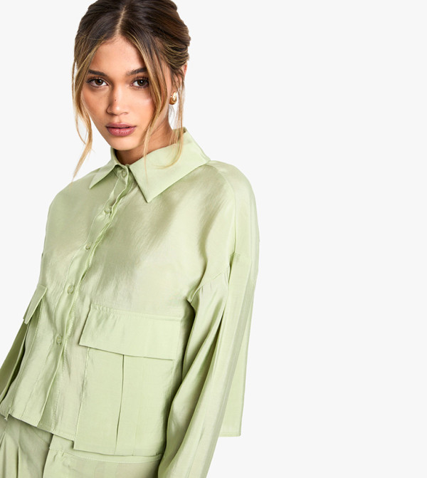 بوهو  uni-b - أخضر قمصان