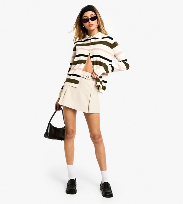بوهو  - بيج Mini Skirts