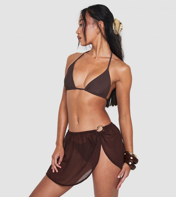 بوهو  ملابس بحر وإكسسوارات  - بني  Beachwear & Accessories