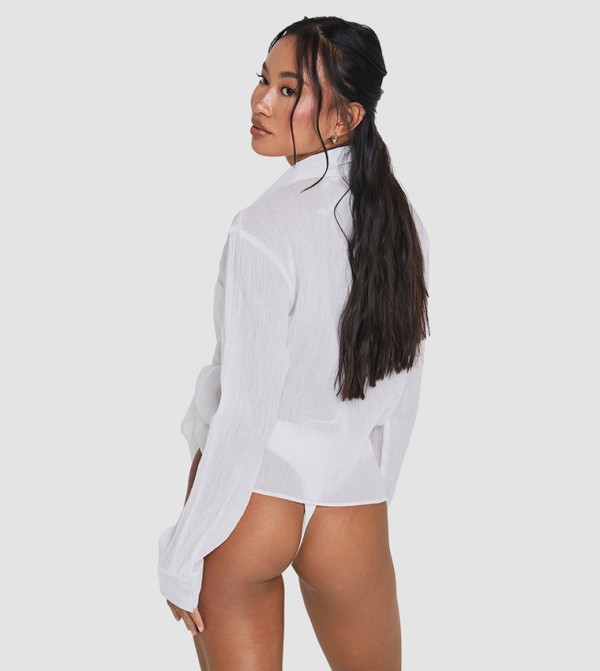 بوهو  ملابس بحر وإكسسوارات  - أبيض Beachwear & Accessories