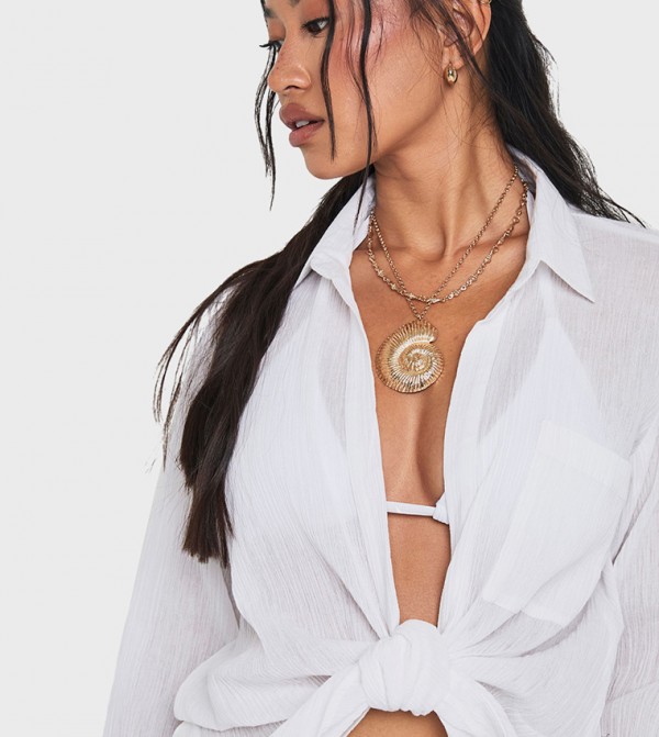 بوهو  ملابس بحر وإكسسوارات  - أبيض Beachwear & Accessories