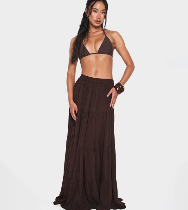 بوهو  ملابس سباحة - بني  Beachwear & Accessories