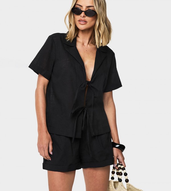 بوهو  ملابس سباحة - أسود Beachwear & Accessories