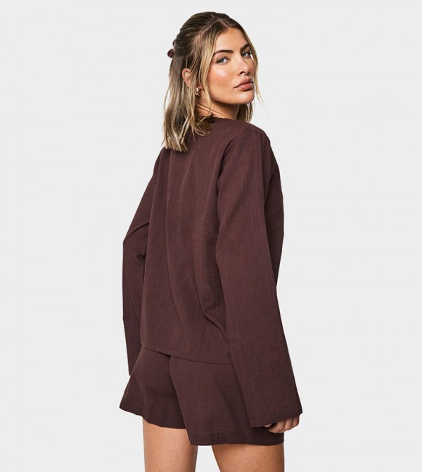 بوهو  ملابس سباحة - بني  Beachwear & Accessories