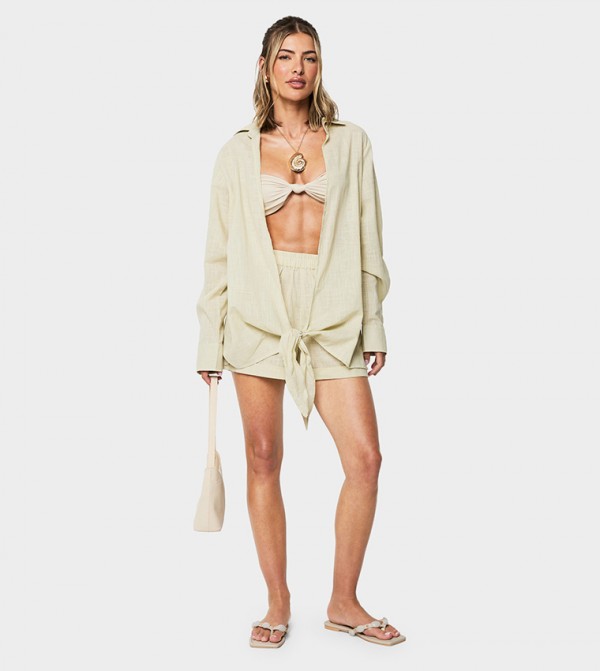 بوهو  ملابس سباحة - بيج Beachwear & Accessories