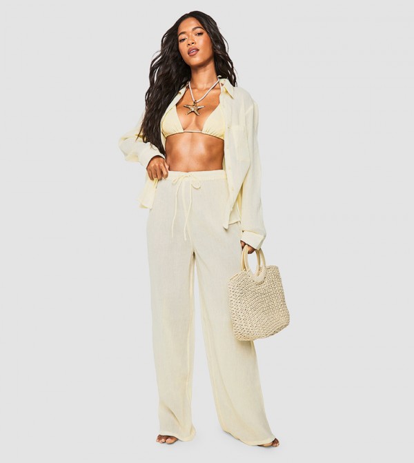 بوهو  ملابس بحر وإكسسوارات  - أصفر Beachwear & Accessories