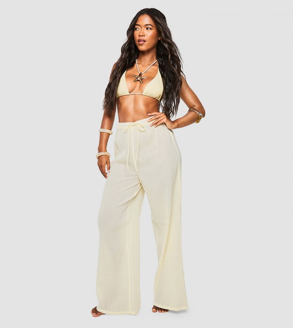 بوهو  ملابس بحر وإكسسوارات  - أصفر Beachwear & Accessories